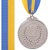 Медаль спортивная с лентой SP-SPORT CELEBRITY C-3167 ø5см (Серебряный)