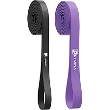 Резиновые петли для тренировок U-POWEX UP_1072 набор 2шт. Black/Purple (9-39kg)
