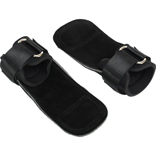 Накладки для подтягивания и тяги HAND GRIP THICKER LAYERS EZOUS D-17 2шт (Черный)