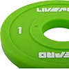 Диск для штанги полиуретановый
 LiveUp LP8028-1 ø50мм 1кг