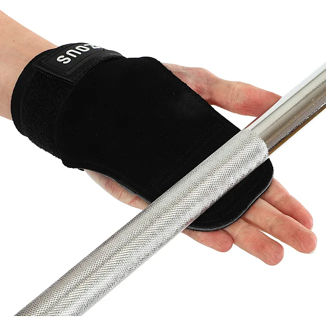 Накладки для подтягивания и тяги HAND GRIP THICKER LAYERS EZOUS D-17 2шт (Черный)