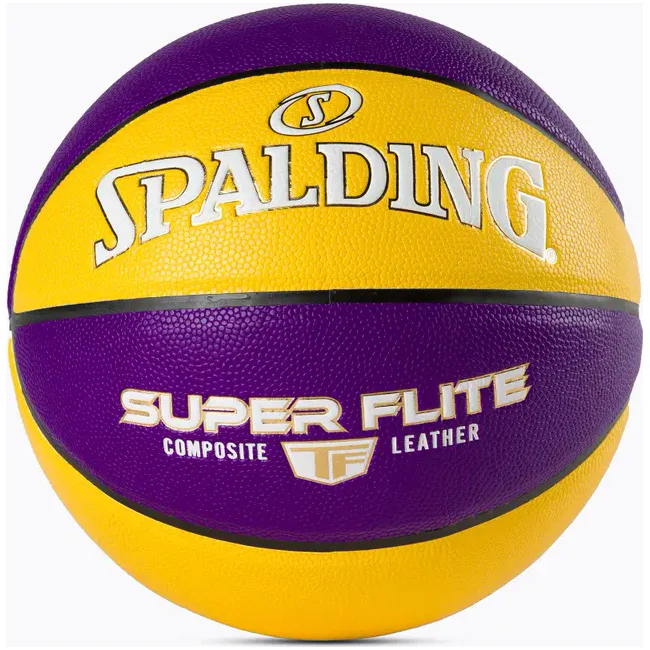 Мяч баскетбольный Spalding TF Super Flite желтый, фиолетовый 7