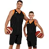 Баскетбольная форма майка и шорты JOMA FINAL II 102849-108 5XS-XXL (Черный-оранжевый)