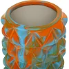Роллер массажный цилиндр (ролик мфр) 45см Triangle SP-SPORT
 FI-9398 45см (Голубой-оранжевый)