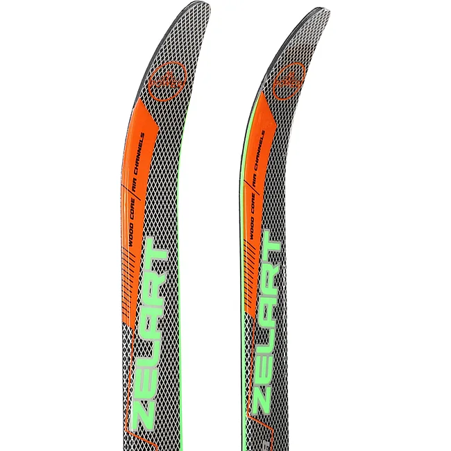 Уценка! Беговые лыжи подростковые ZELART SK-0881-130B (Черный-синий-желтый)