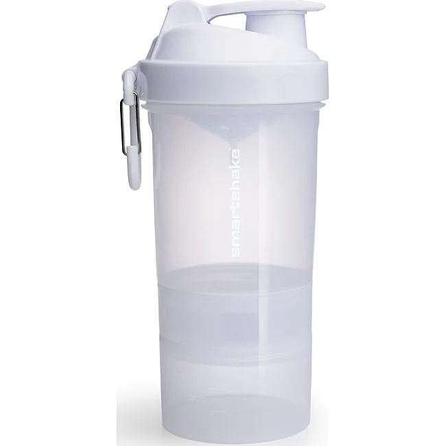 Шейкер спортивний SMARTSHAKE Original2GO 600ml Pure White