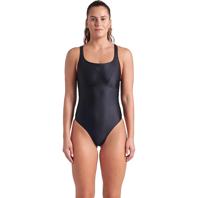 Купальник закритий для жінок Arena SOLID SWIMSUIT CONTROL PRO BAC чорний