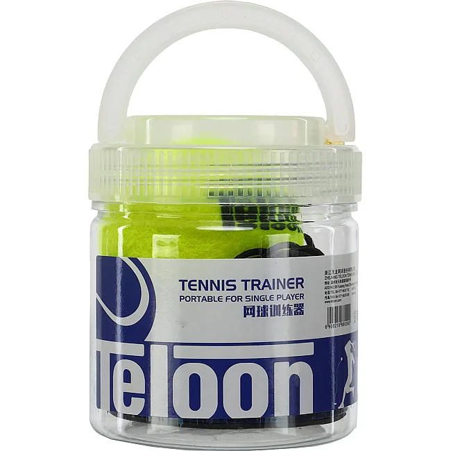 Тренажер для большого тенниса - мяч на резинке с утяжелителем TELOON TENNIS TRAINER T818C
