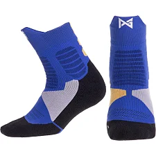 Спортивные носки баскетбольные ALL STAR DML7501 (Синий-серый-желтый)