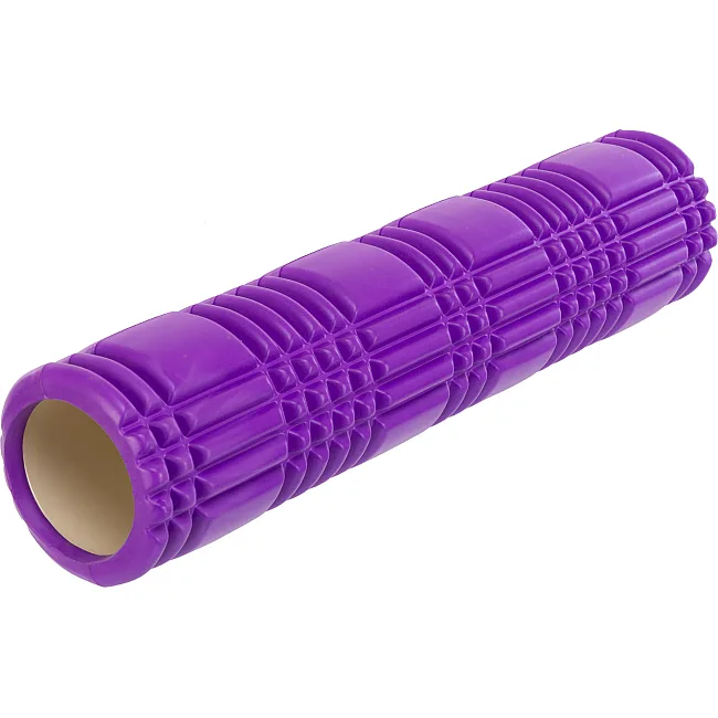 Роллер массажный цилиндр (ролик мфр) 61см 3D Roller SP-SPORT FI-4941 (Фиолетовый)