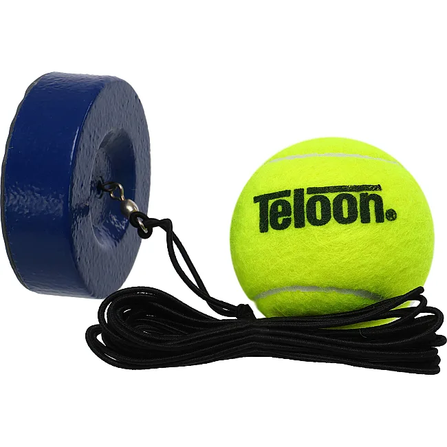 Тренажер для большого тенниса - мяч на резинке с утяжелителем TELOON TENNIS TRAINER T818C
