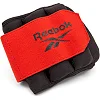 Утяжелители запястья REEBOK Flexlock Wrist Weights черный, красный 1.5 кг
