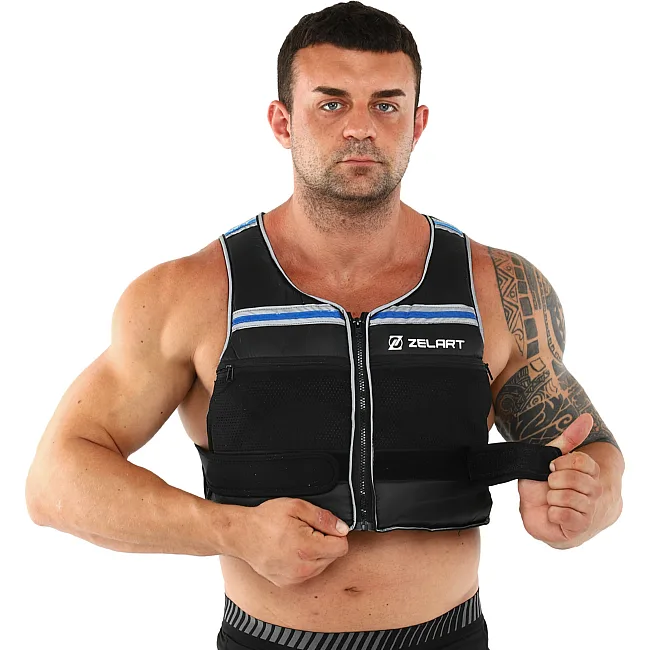 Утяжелительный жилет
 с регулируемым весом RECORD
 WEIGTH VEST XB9201 вес-0,5-10 кг
