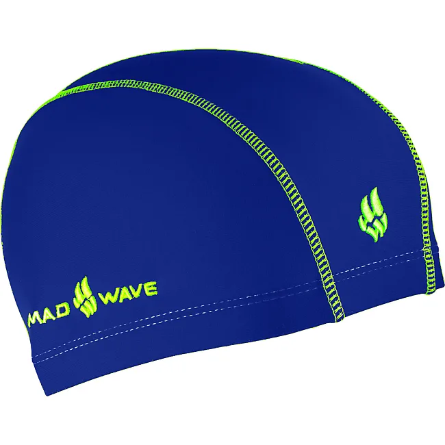 Шапочка для басейну
 текстильна MADWAVE
 Textile cap ERGOFIT M052701 (Синій)
