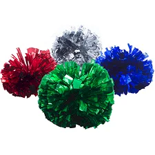 Помпони кулясті Кулі круглі блискучі SP-SPORT Pom-Poms CH-0352 1шт (Різні кольори)