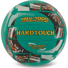 Волейбольний м'яч Compite шкіра HARD TOUCH HSV-1000 VB-4058 №5 (Зелений-чорний)