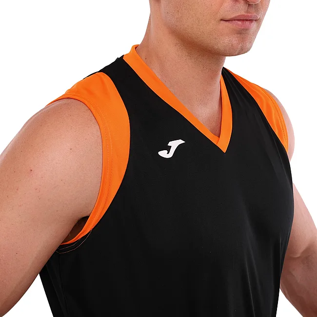 Баскетбольная форма
 майка и шорты JOMA

 FINAL II 102849-108 5XS-XXL (Черный-оранжевый)