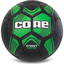Футбольный мяч для улицы CORE STREET SOCCER №5 FB-7942 (Черный-зеленый)