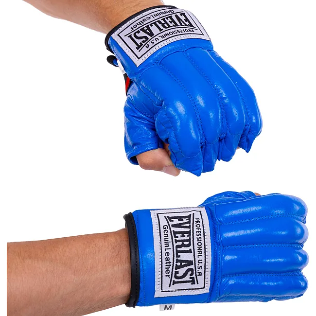 Перчатки снарядные
 кожаные EVERLAST
 VL-01044 (Красный)