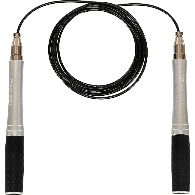 Скоростная скакалка с алюминиевыми ручками
 ZELART
 FI-4869 3м (Черный)