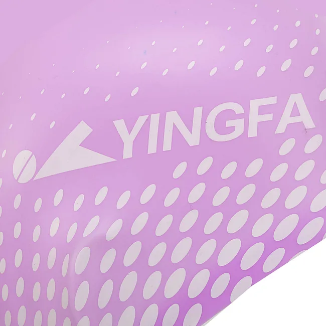 Шапочка для бассейна силиконовая для взрослых YINGFA C0091 (Черный-белый)