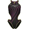 Купальник закрытый для женщин Arena ONE STREAM SWIMSUIT черный, розовый
