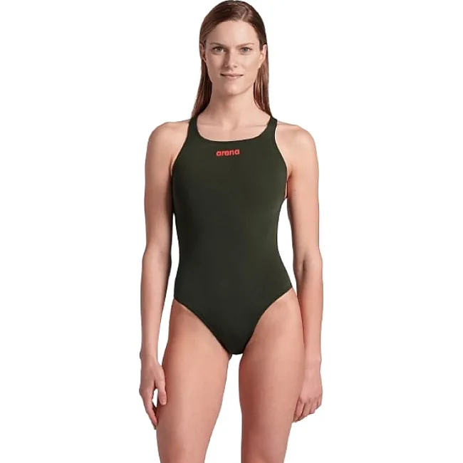 Купальник Arena TEAM SWIMSUIT SWIM PRO SOLID темно-зеленый Жен