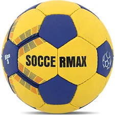 Мяч гандбольный SOCCERMAX MAQ-139 3 (Желтый-синий)