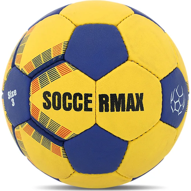Мяч гандбольный SOCCERMAX MAQ-139
 3 (Желтый-синий)