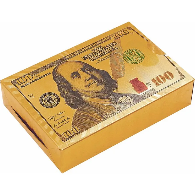 Игральные карты
 пластиковые золотые SP-SPORT
 GOLD 100 DOLLAR IG-4568 54 карты