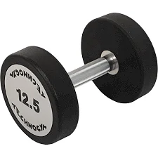 Гантель профессиональная с полиуретановым покрытием TECHNOGYM TG-1834-12_5 1шт 12,5кг