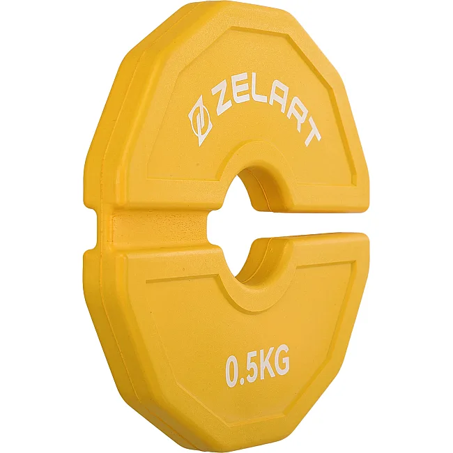 Блины диски сменные резиновые Rubber Change Plates ZELART
 TA-1692-0_5 0,5кг