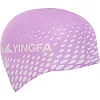 Шапочка для бассейна силиконовая для взрослых YINGFA C0091 (Черный-белый)
