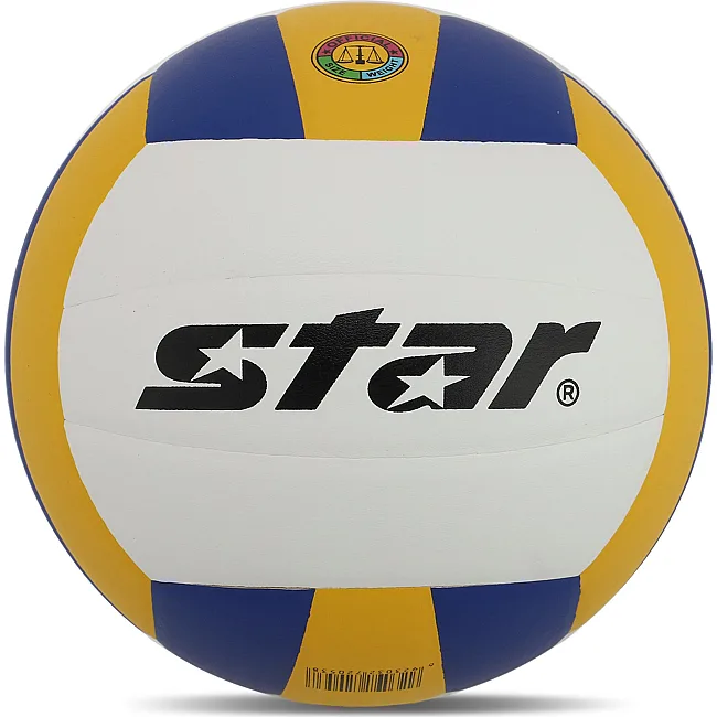 Волейбольний м'яч
 STAR X-POWER PLUS VB5055C-33 №5 PU (Білий-жовтий-синій)