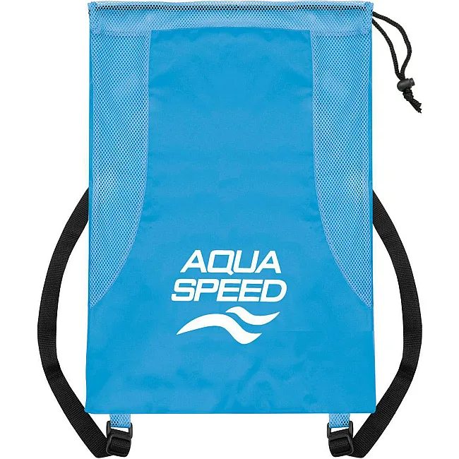 Сумка сетчатая Aqua Speed MESH BACK PACK 61163 бирюзовый черный 51x36 см