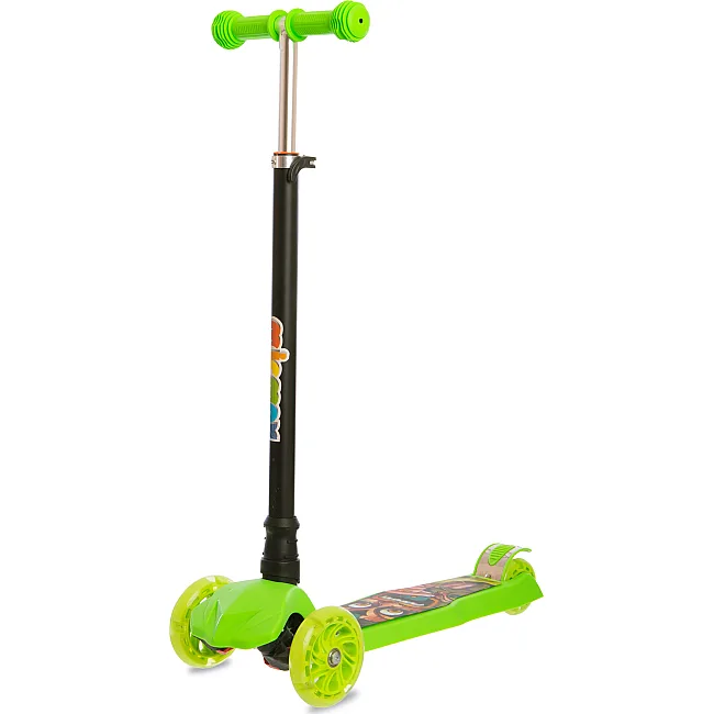 Самокат дитячий триколісний складаний MICMAX 3D MG-05 (Салатовий)
