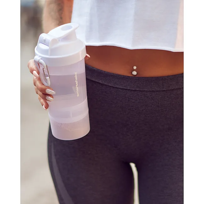 Шейкер спортивний SMARTSHAKE Original2GO 600ml Pure White