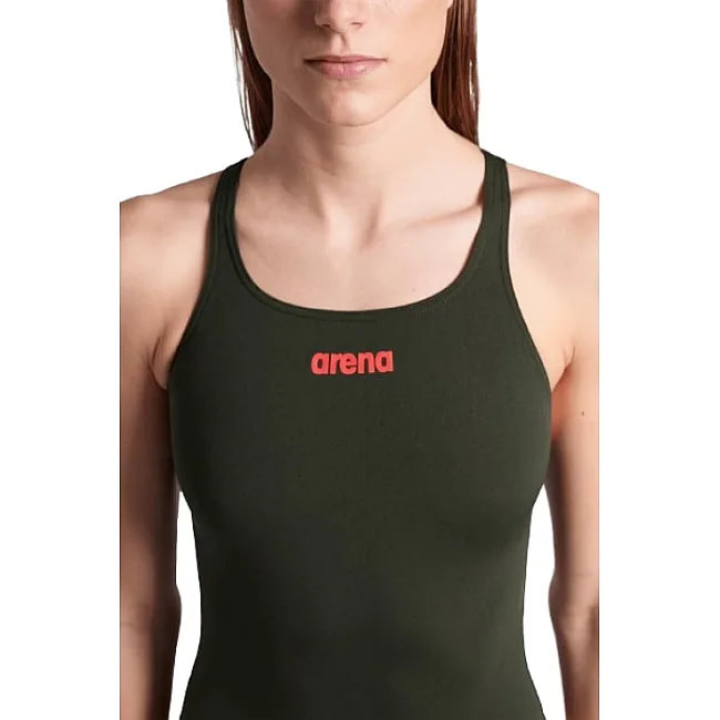 Купальник Arena TEAM SWIMSUIT SWIM PRO SOLID темно-зеленый Жен