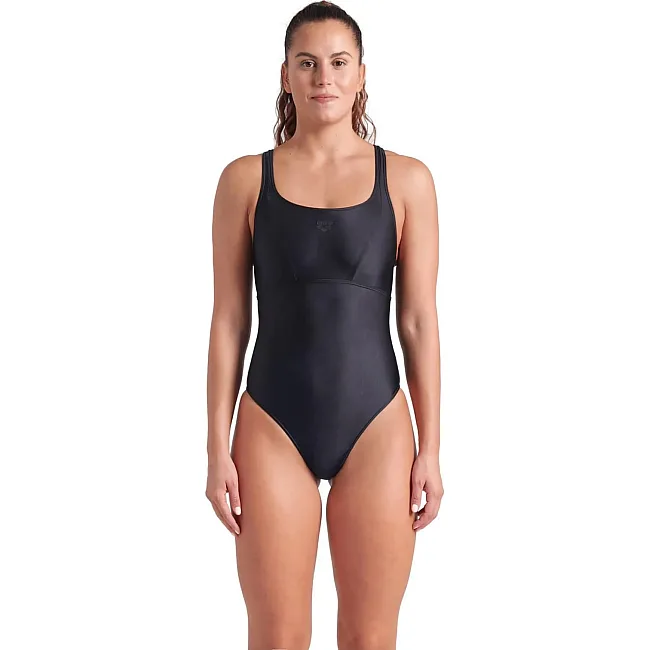 Купальник закритий для жінок Arena SOLID SWIMSUIT CONTROL PRO BAC чорний