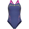 Купальник закрытый для женщин Arena SPIDER WEB SWIMSUIT V BACK розовый