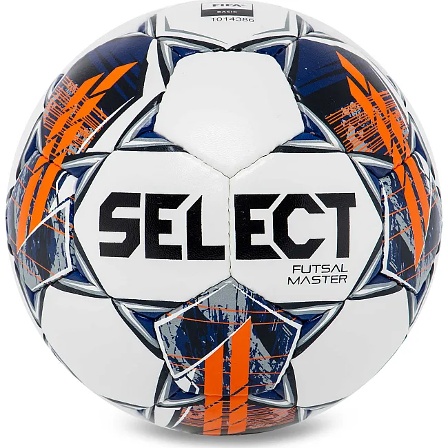 Футзальный мяч
 SELECT FUTSAL MASTER FIFA BASIC V22 Z-MASTER-WOR №4 (Белый-оранжевый)