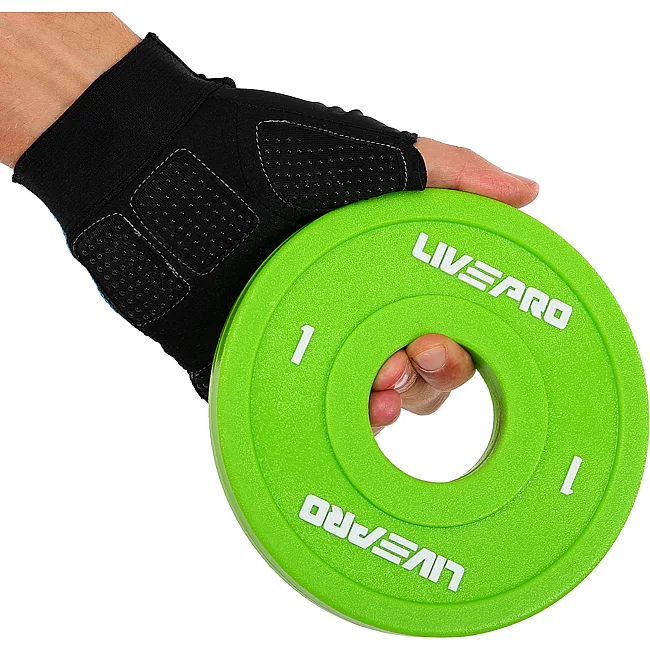 Диск для штанги полиуретановый
 LiveUp LP8028-1 ø50мм 1кг