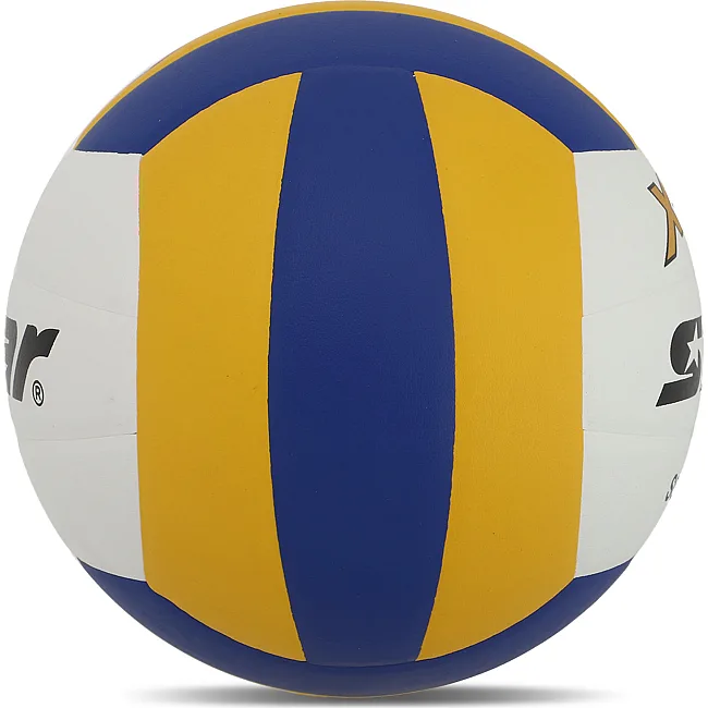 Волейбольний м'яч
 STAR X-POWER PLUS VB5055C-33 №5 PU (Білий-жовтий-синій)