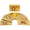 Игральные карты пластиковые золотые SP-SPORT GOLD 100 DOLLAR IG-4568 54 карты