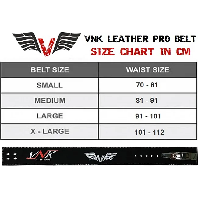 Атлетичний пояс VNK Leather Pro S