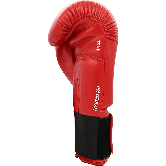 Рукавиці боксерські Adidas Hybrid 100 (червоно-білий, ADIH100SMU)