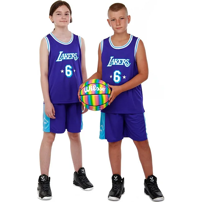 Дитяча баскетбольна форма NB-SPORT NBA LAKERS 6 BA-9970