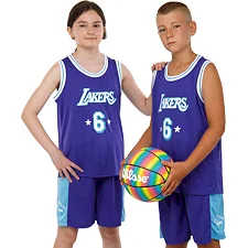 Детская баскетбольная форма NB-SPORT NBA LAKERS 6 BA-9970