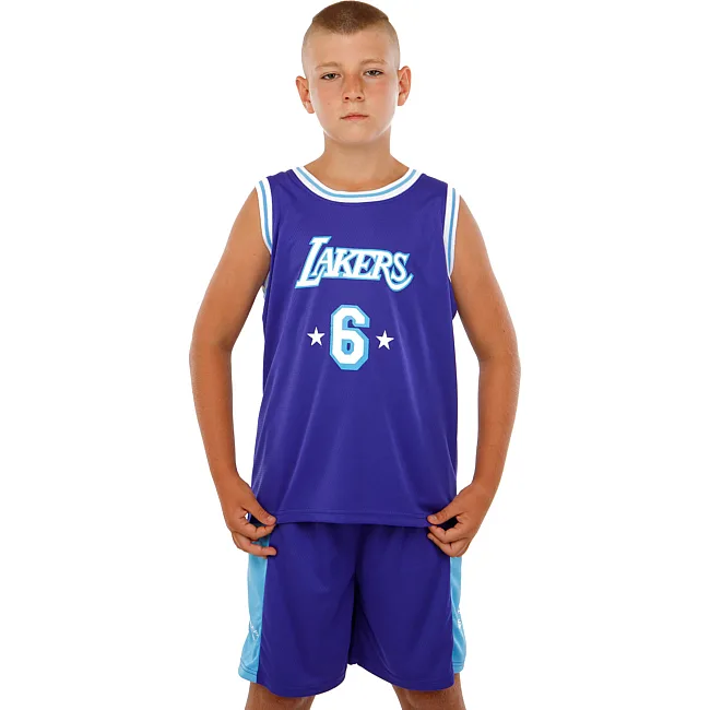 Дитяча баскетбольна форма NB-SPORT NBA LAKERS 6 BA-9970