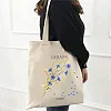 Экошопер BOOKOPT BK4020 Ukraine (Васильки и колосья) бежевый